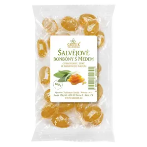 Grešík Šalvějové bonbony s medem 100 g